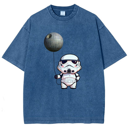 Soldiers playing with balloons Vintage Distressed T-shirt