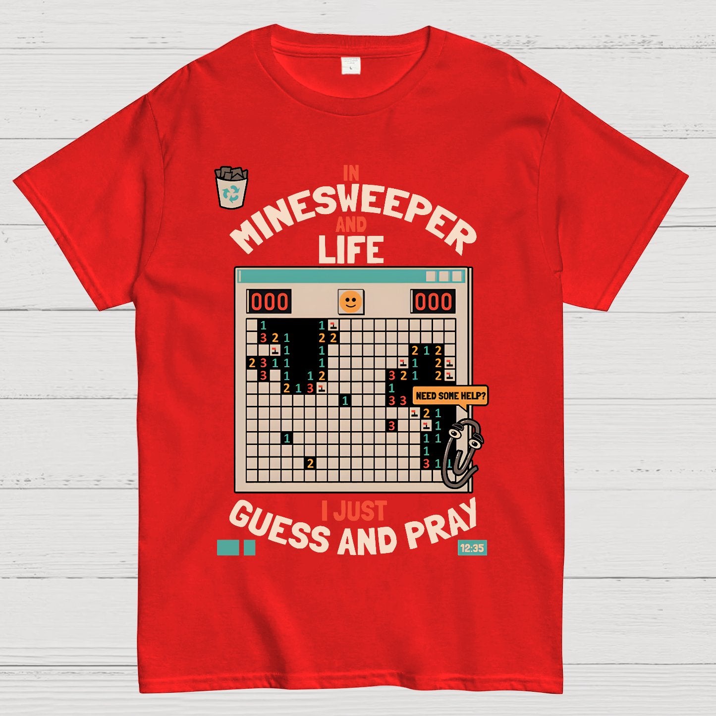 The Minesweeper Philosophy Geek T-Shirt