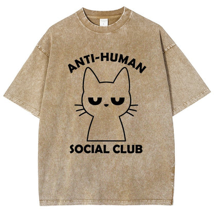 Anti-Human Social Club Vintage Distressed T-shirt