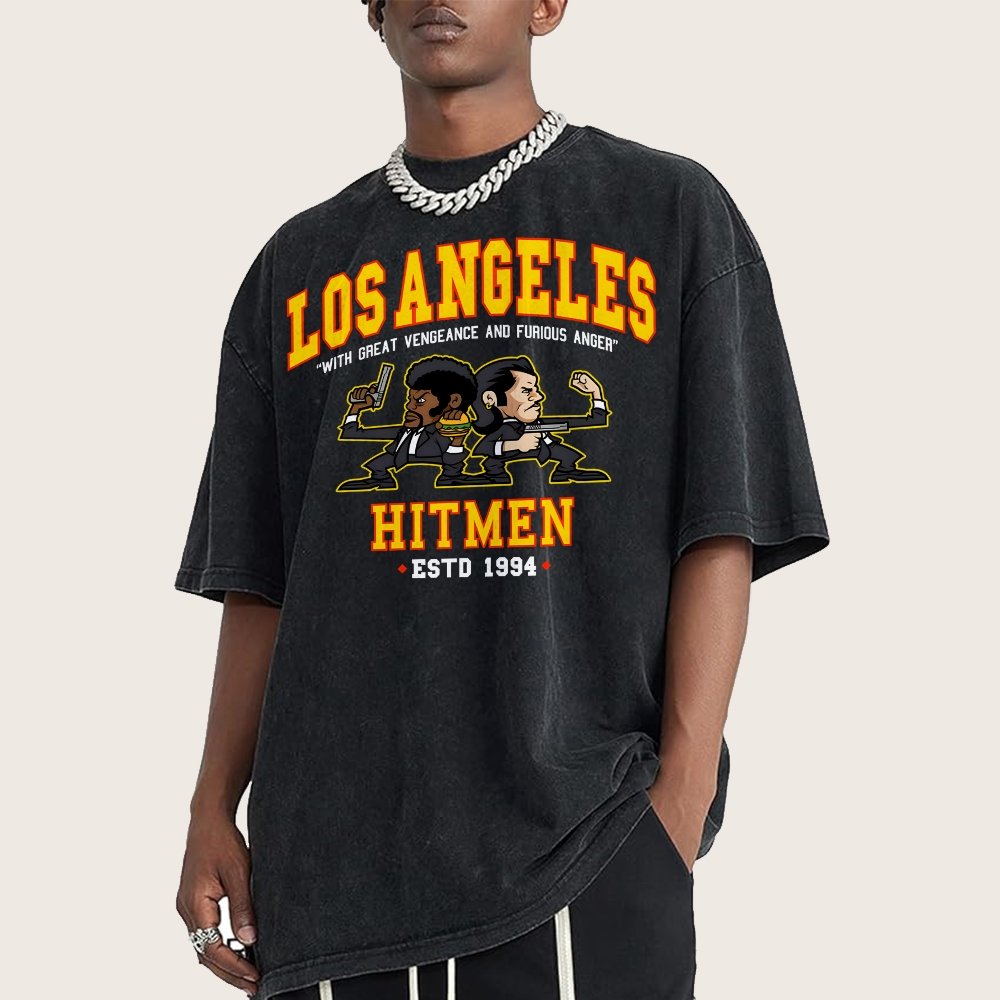 Los Angeles Hitmen Vintage Distressed T-shirt
