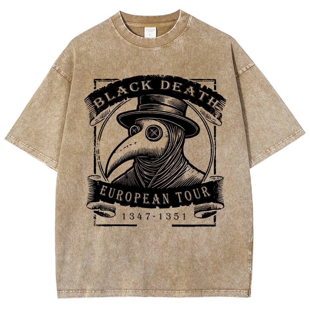 Black Death Tour Vintage Distressed T-shirt