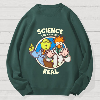 Science Like Magic Geek Cotton Sweatshirt