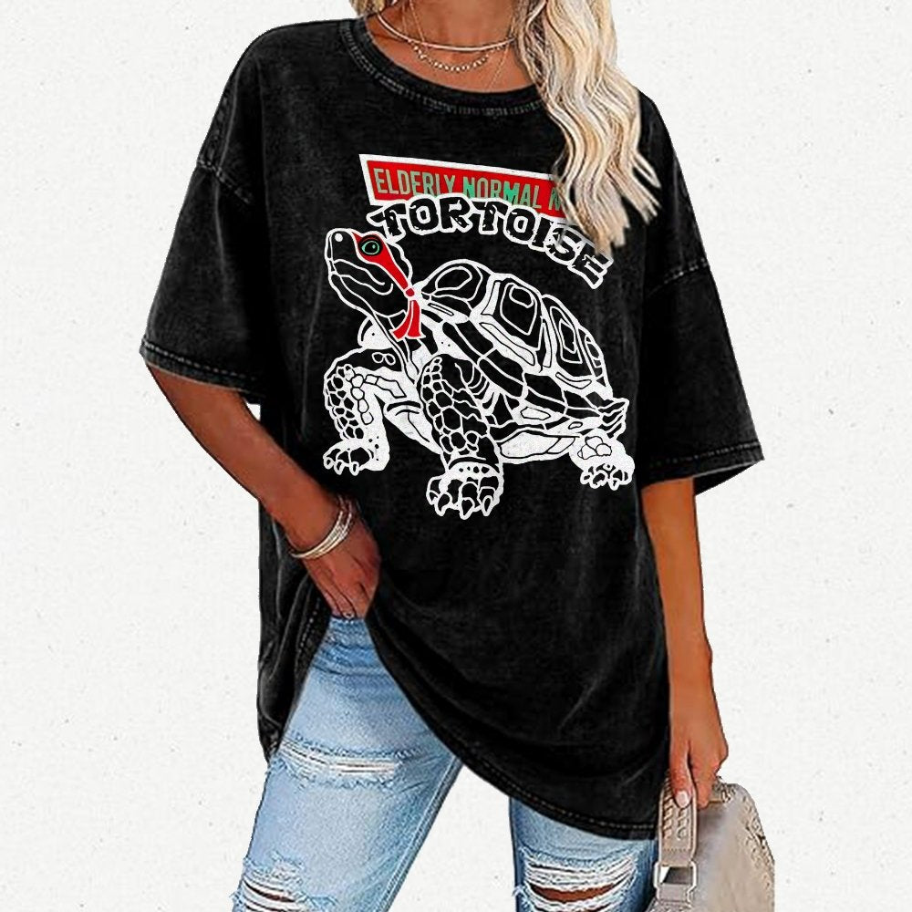 Elderly Normal Ninja Vintage Distressed T-shirt