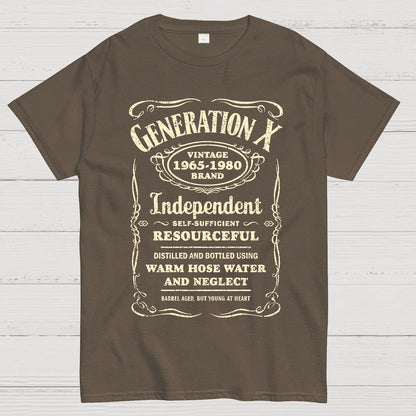 GEN X Barrel Aged, But Young At Heart Geek T-Shirt