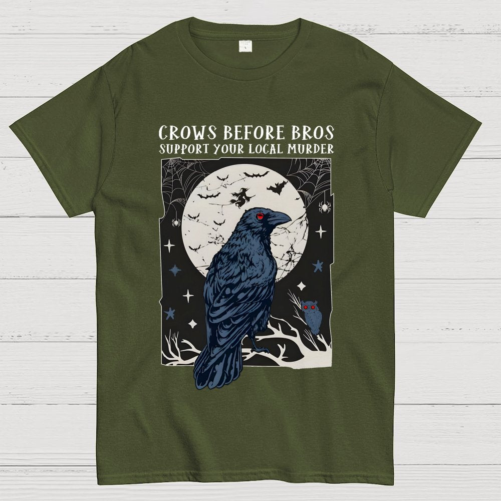 Crows Before Bros Unisex Geek T-Shirt