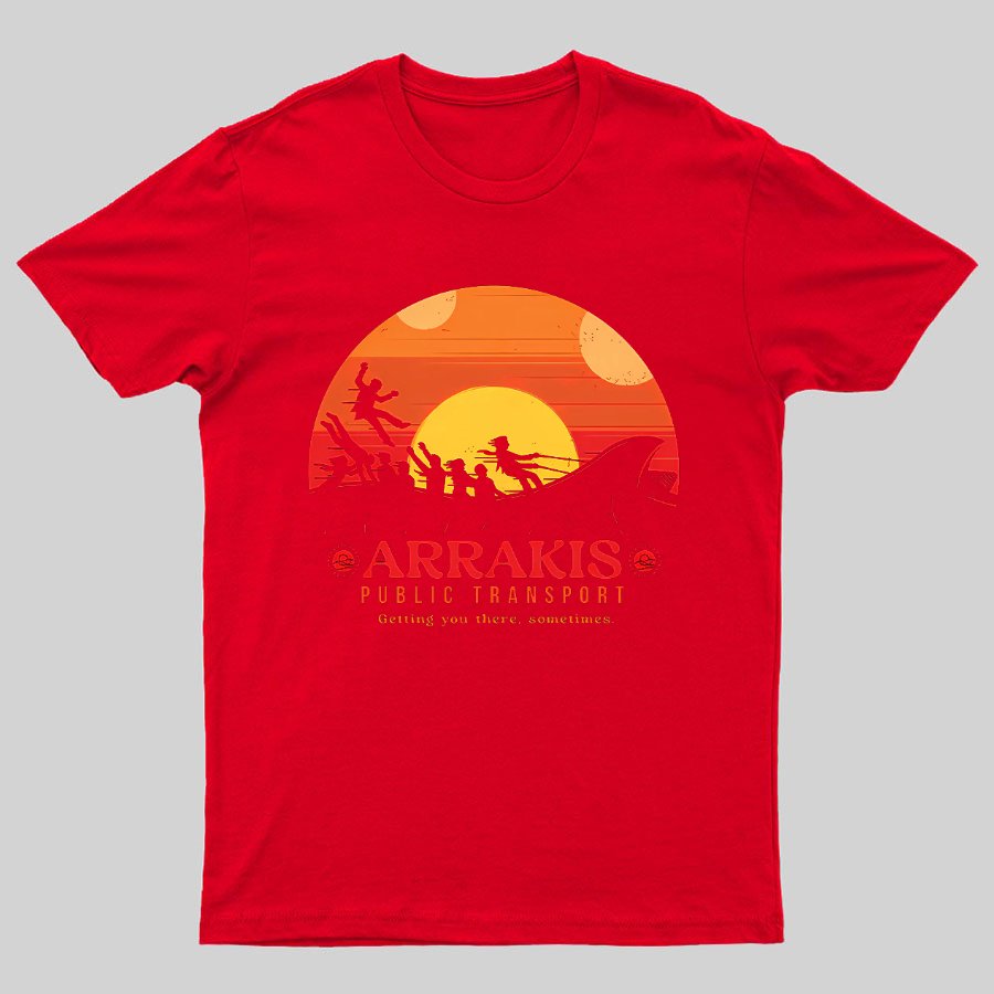 Mystic Land Getting You There Sometimes Geeky T-Shirt
