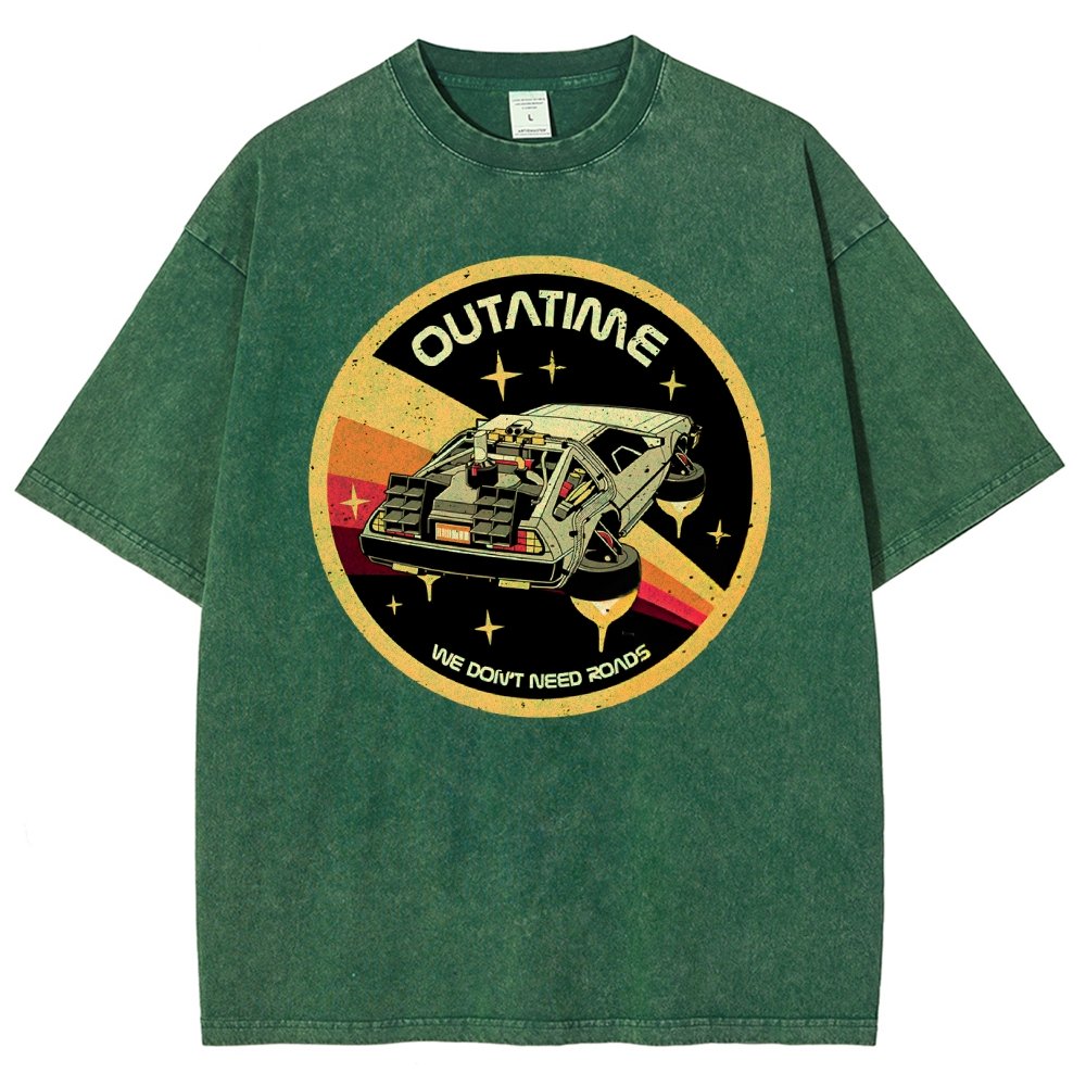 Vintage Time Travel Vintage Distressed T-shirt