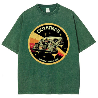 Vintage Time Travel Vintage Distressed T-shirt