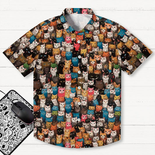 Cat Art Illustration Geeky Shirt
