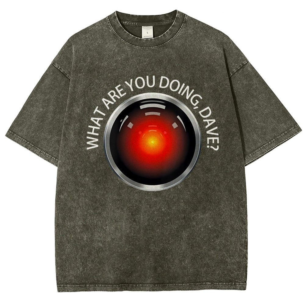 What Are You Doing Dave Vintage Distressed T-shirt