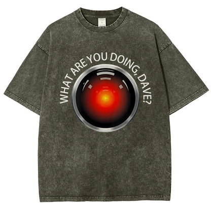 What Are You Doing Dave Vintage Distressed T-shirt