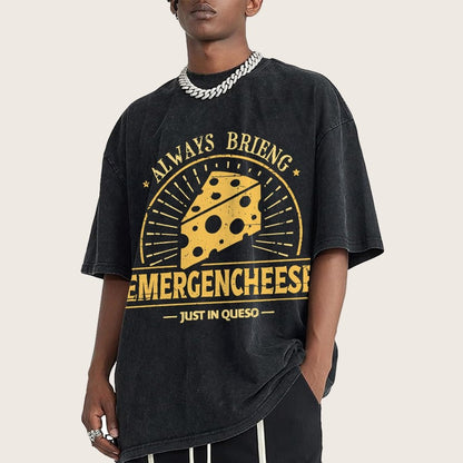 Really. Really Cheesy Vintage Distressed T-shirt