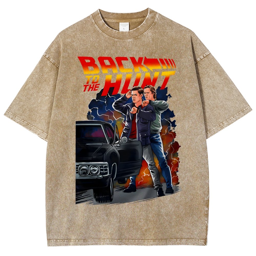 Back To The Hunt Vintage Distressed T-shirt