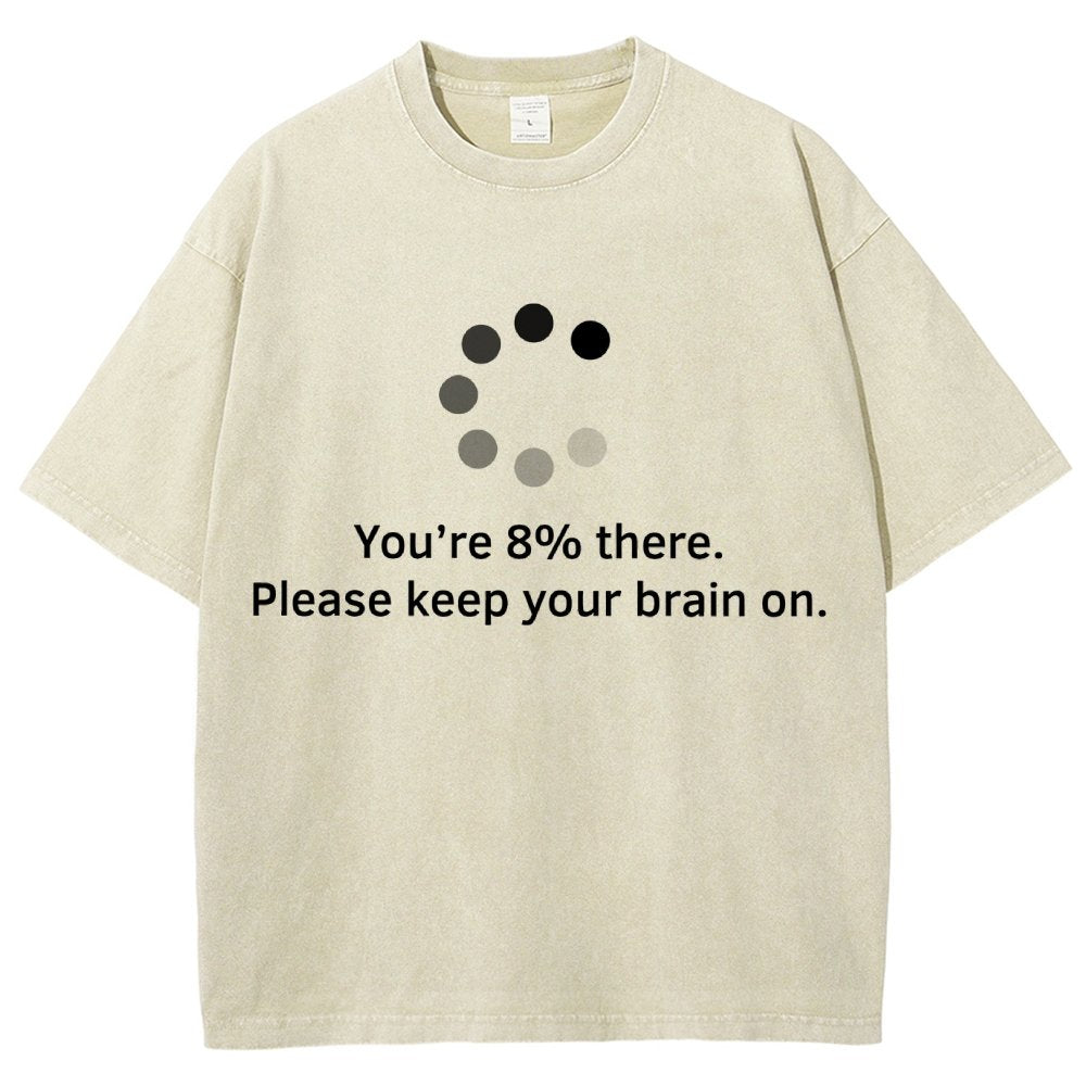 Brain Update Vintage Distressed T-shirt