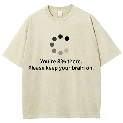 Brain Update Vintage Distressed T-shirt