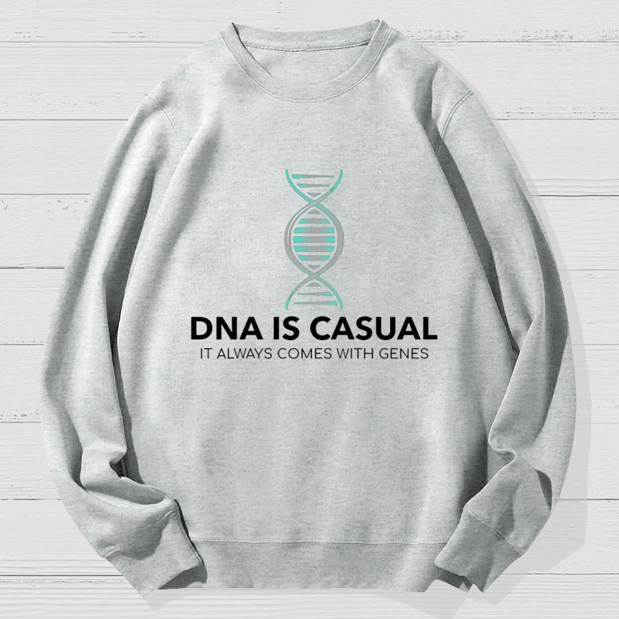 DNA Is Casual Geek Cotton Sweatshirt