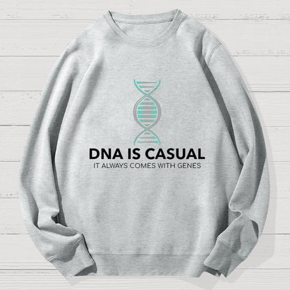 DNA Is Casual Geek Cotton Sweatshirt
