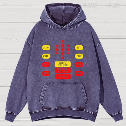 Kit Dashboard Supercar Vintage Distressed Hoodie