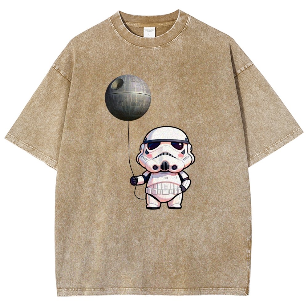 Soldiers playing with balloons Vintage Distressed T-shirt