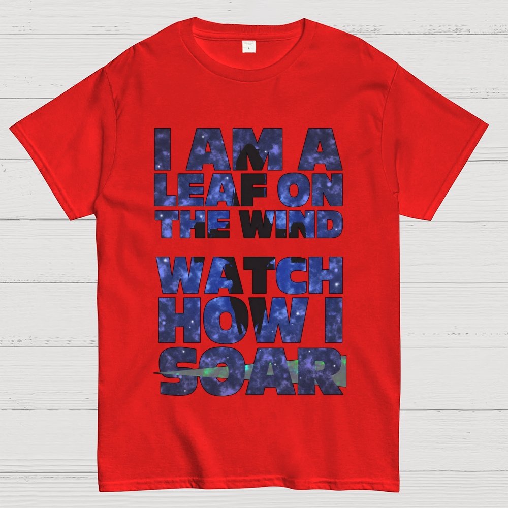 Leaf on the Wind Unisex Geek T-Shirt