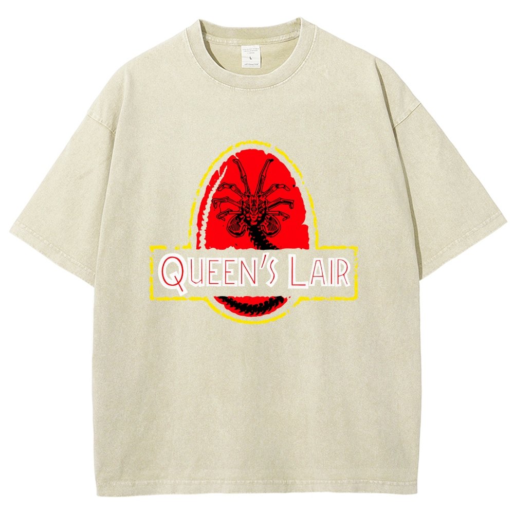Queen's Lair Vintage Distressed T-shirt