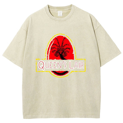 Queen's Lair Vintage Distressed T-shirt