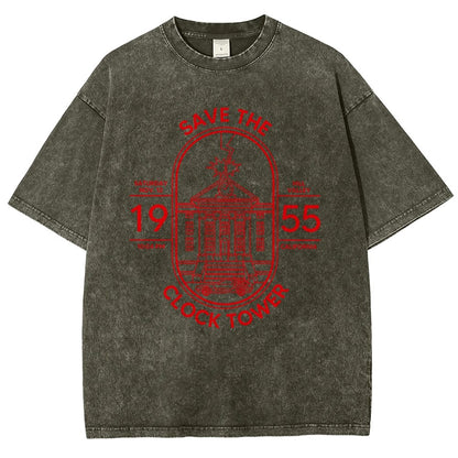 Save the Time Marker Vintage Distressed T-shirt
