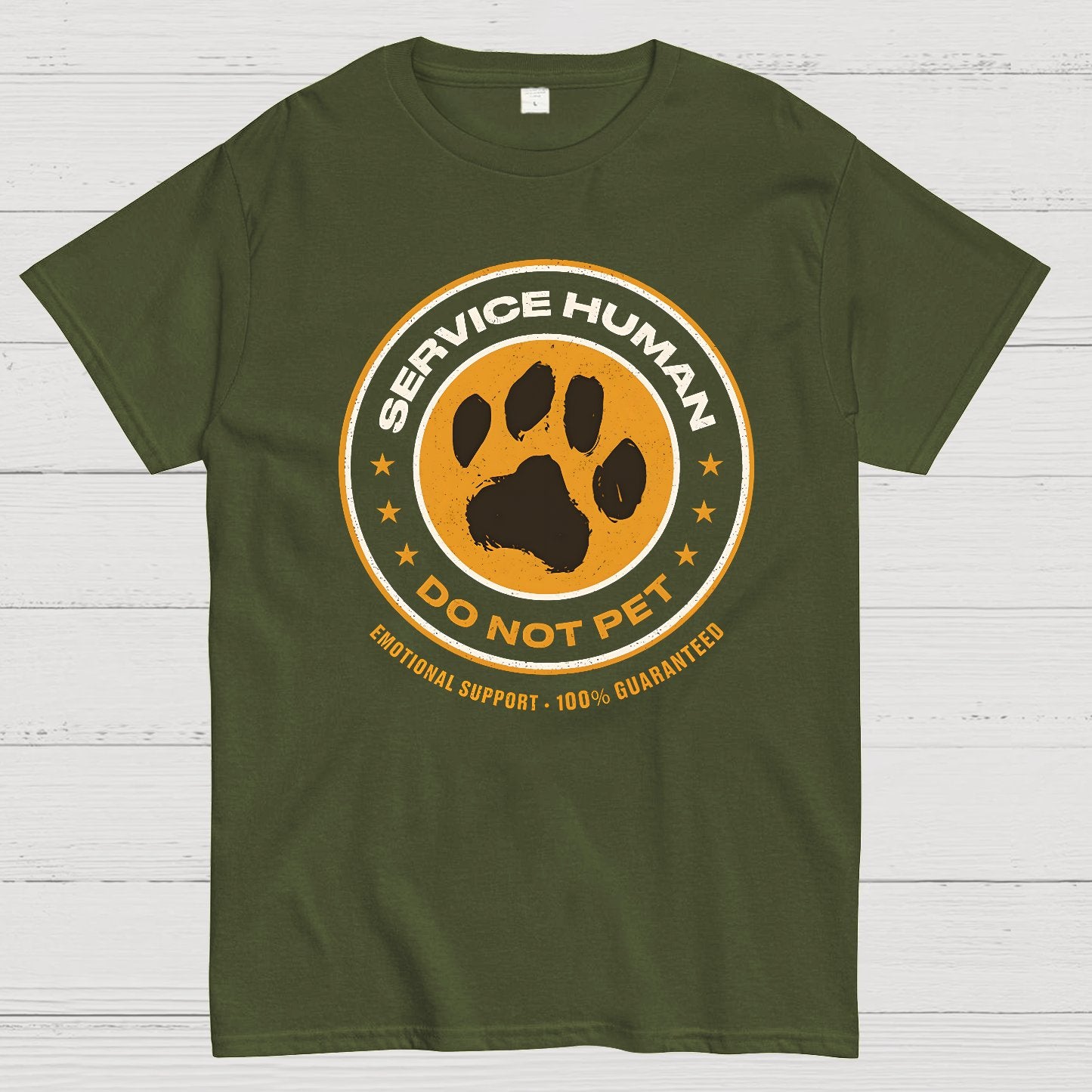 Service Human Do Not Pet Geek T-Shirt