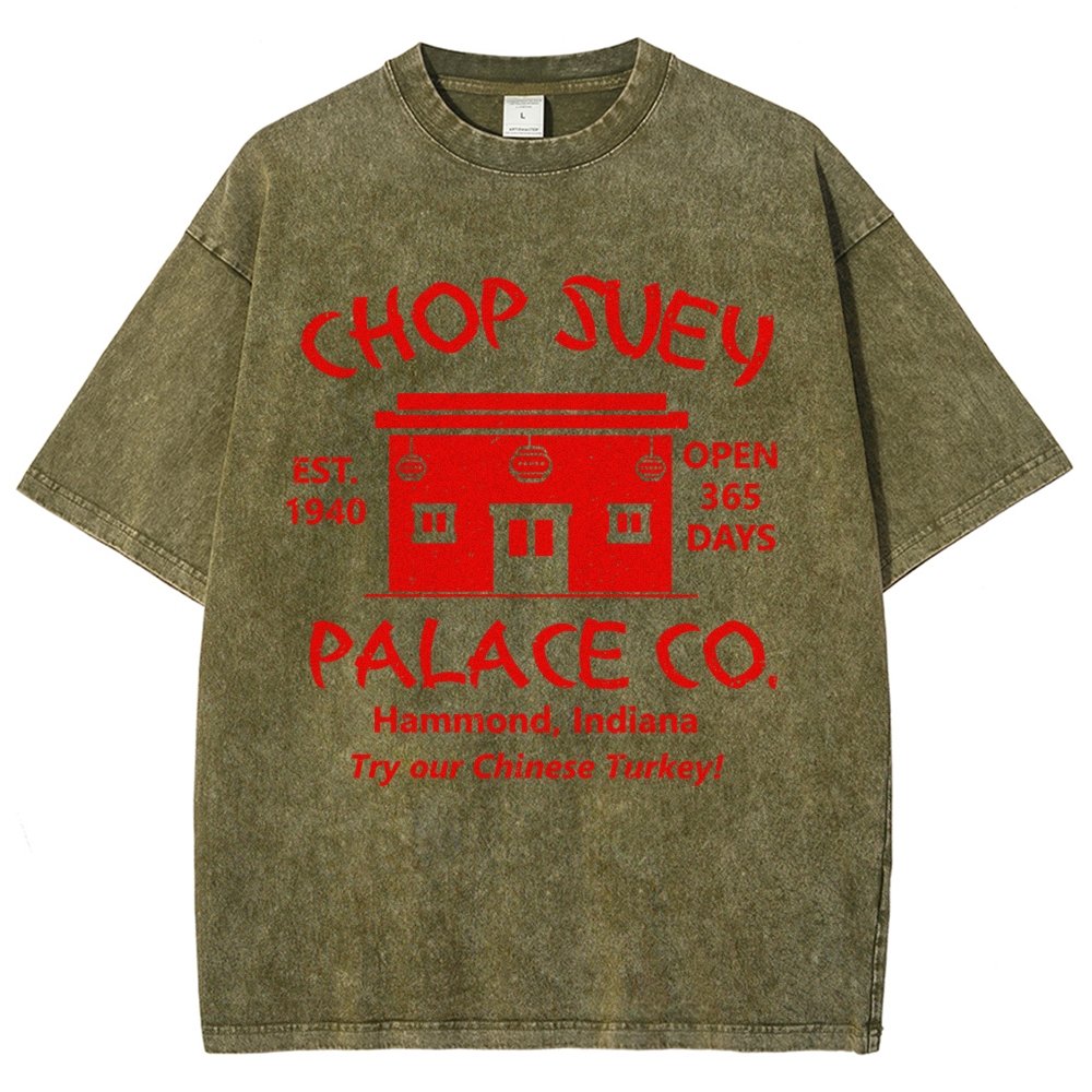 Christmas Story Mysterious Eatery Vintage Distressed T-shirt