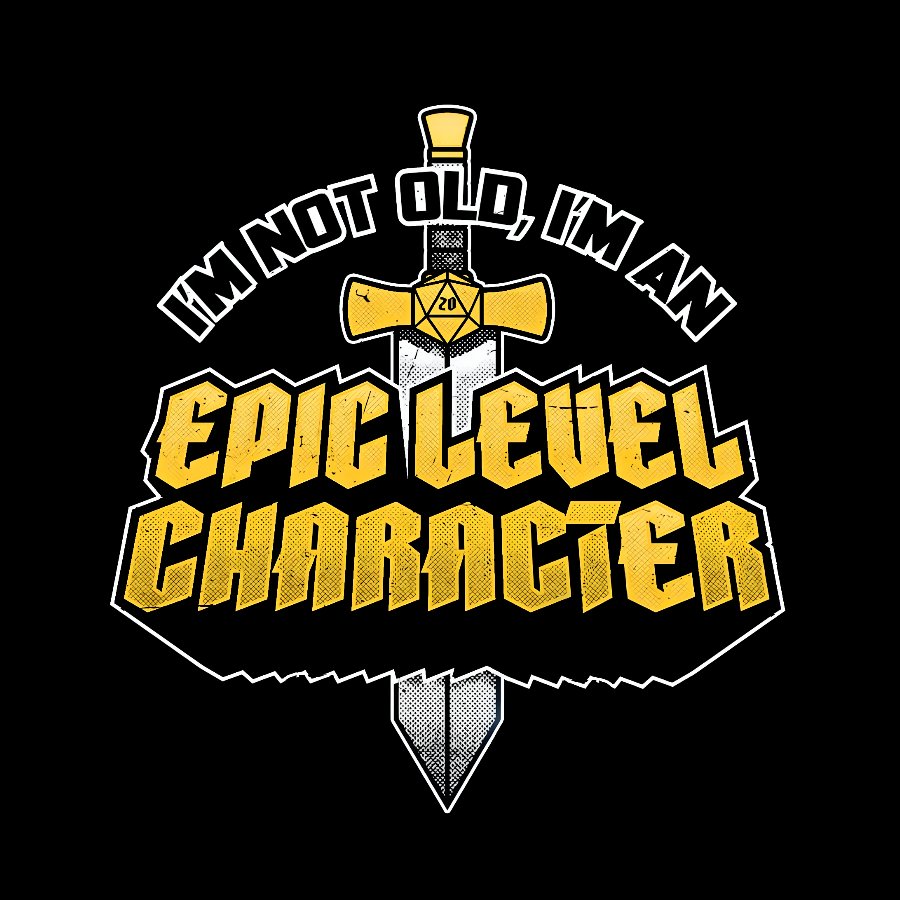 Epic Level Character Geek T-Shirt