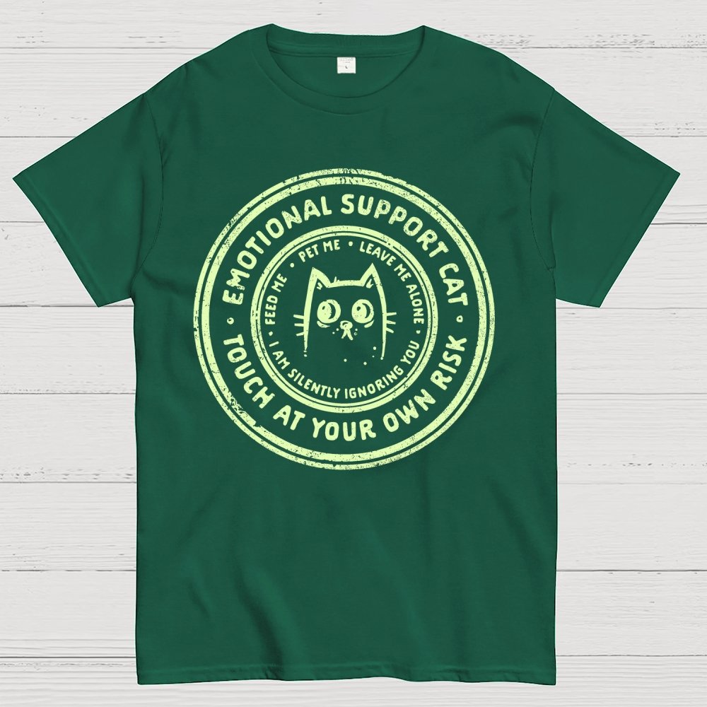 Emotional Support Cat Geek T-Shirt