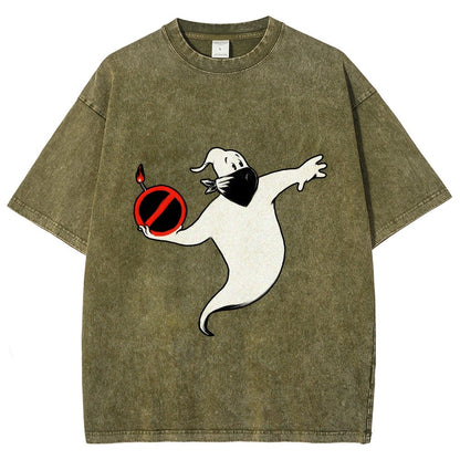 Spooksy Vintage Distressed T-shirt