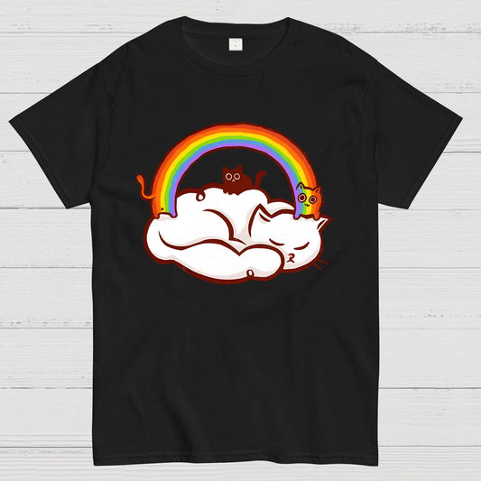 Rainbow Kitten Geek T-Shirt
