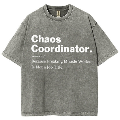 ChaosCraft Vintage Distressed T-shirt