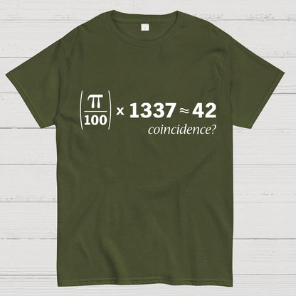 Coincidence Pi 42 Geek T-Shirt