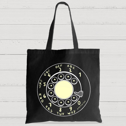 Rotary Dial Vintage Casual Classic Canvas Bag