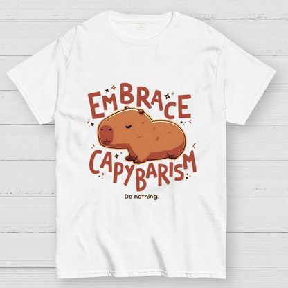 Capybarism Do nothing Geek T-Shirt