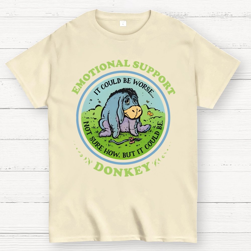Emotional Support Donkey Geek T-Shirt