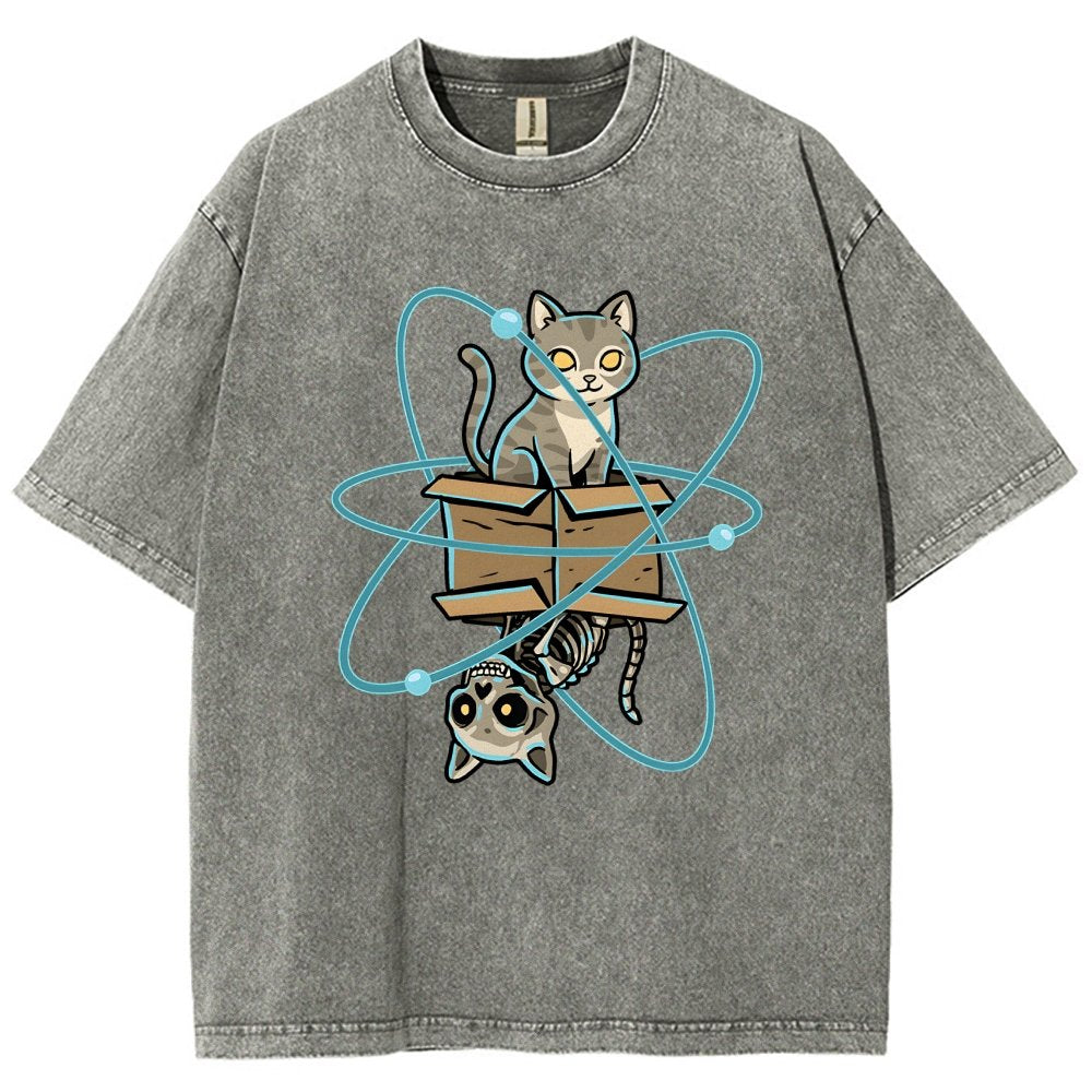 Schrodinger's Pet Vintage Distressed T-shirt
