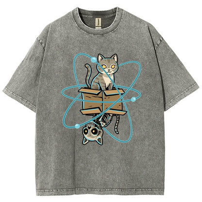 Schrodinger's Pet Vintage Distressed T-shirt