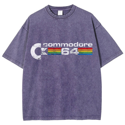 Commodore 64 Retro Vintage Distressed T-shirt