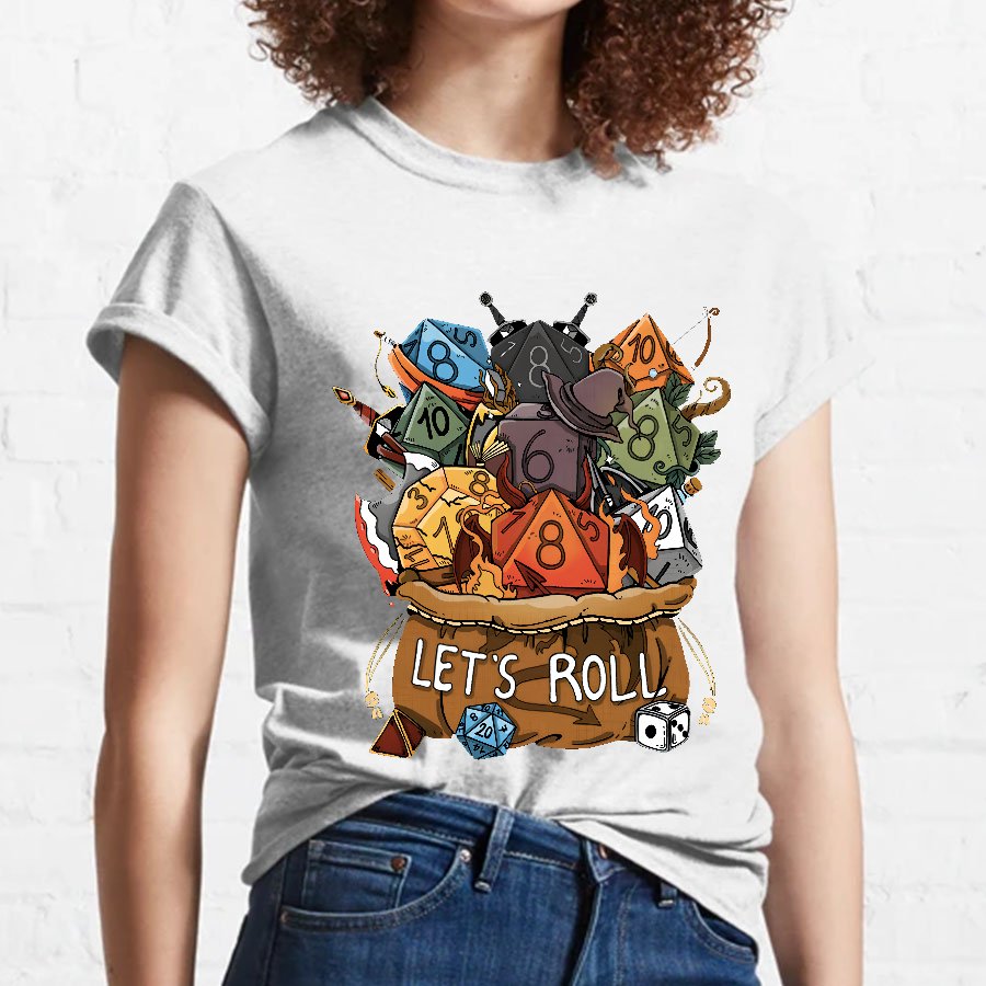 Let's Roll Nerdy T-Shirt