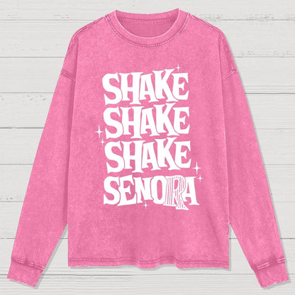 Shake Shake Shake Senora Halloween Washed Long Sleeve Tee