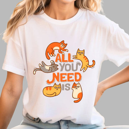 All You Need Is Cat Geek T-Shirt