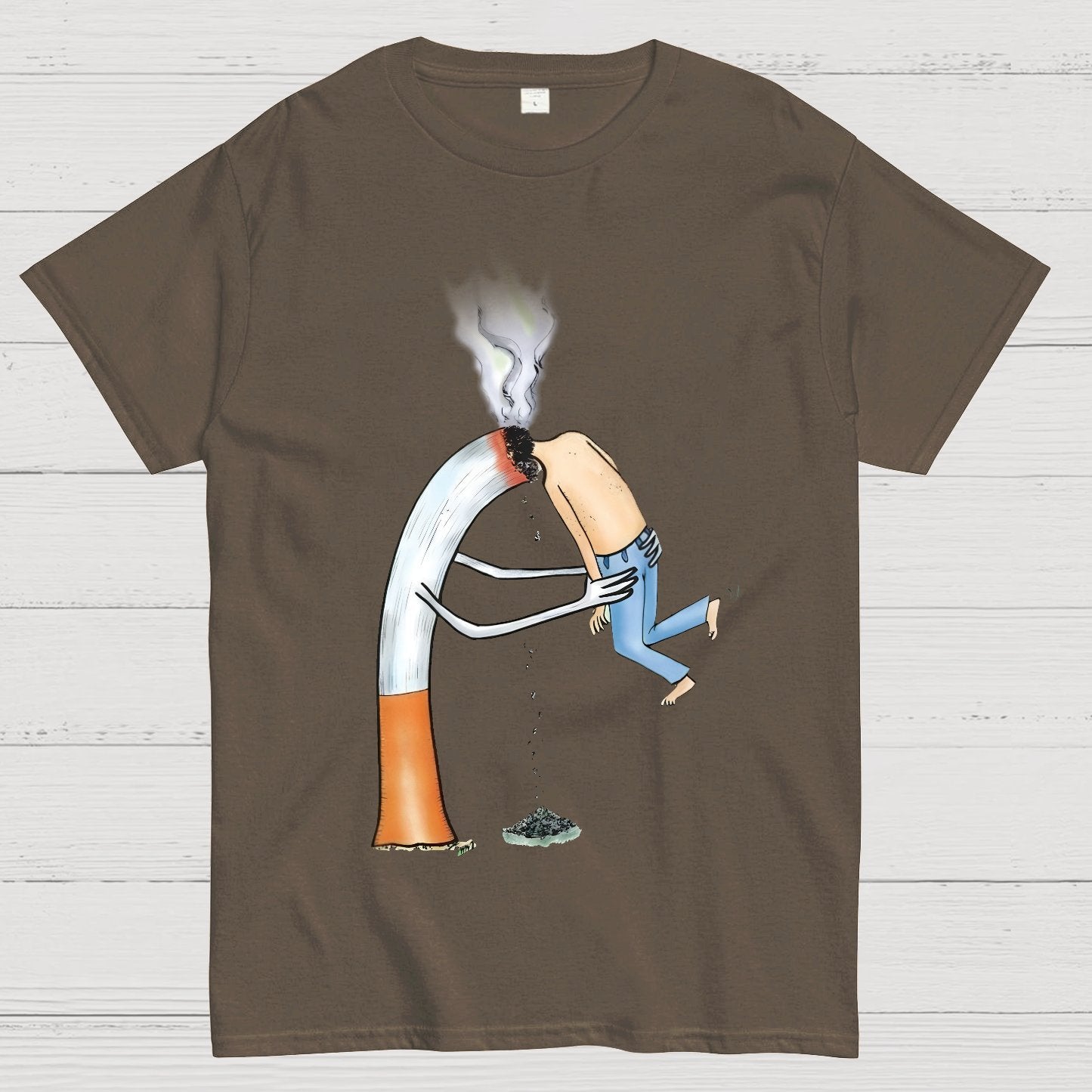 Smoking Solves Your Problems Geeky T-Shirt