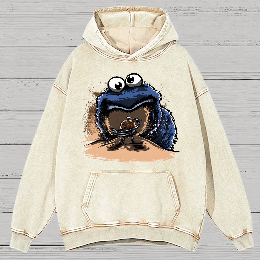 Cookieworm Vintage Distressed Hoodie