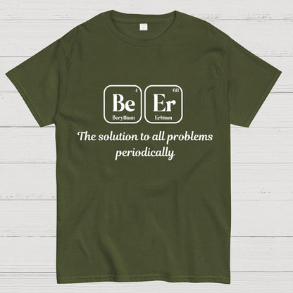 BeEr Periodic Table Chemistry Pun Geeky T-Shirt