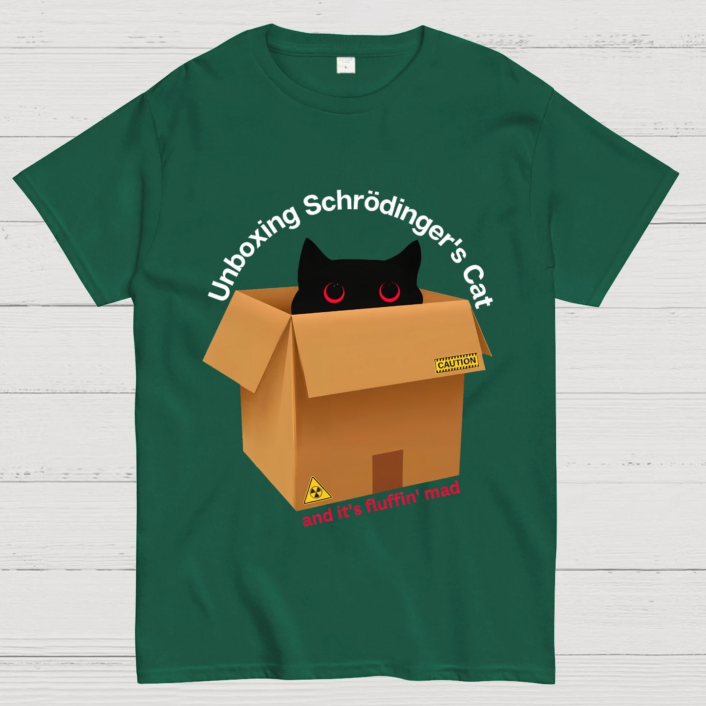 Unboxing Schrodinger's Cat Geeky T-Shirt