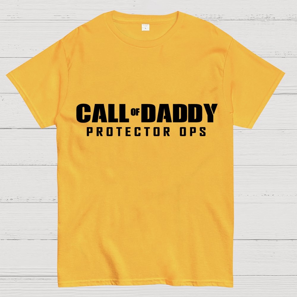 Gamer Dad Call of Daddy Geek T-Shirt