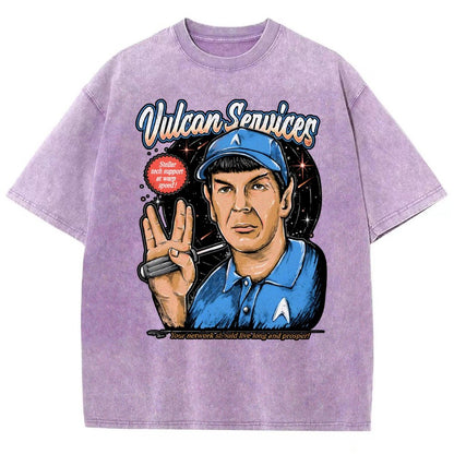 Cosmic services Vintage Distressed T-shirt